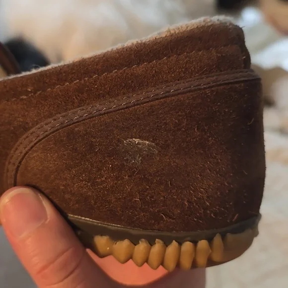 Sorel Men's Dude Moc Size 10, Brown and Gray Loafers - Picture 7 of 7